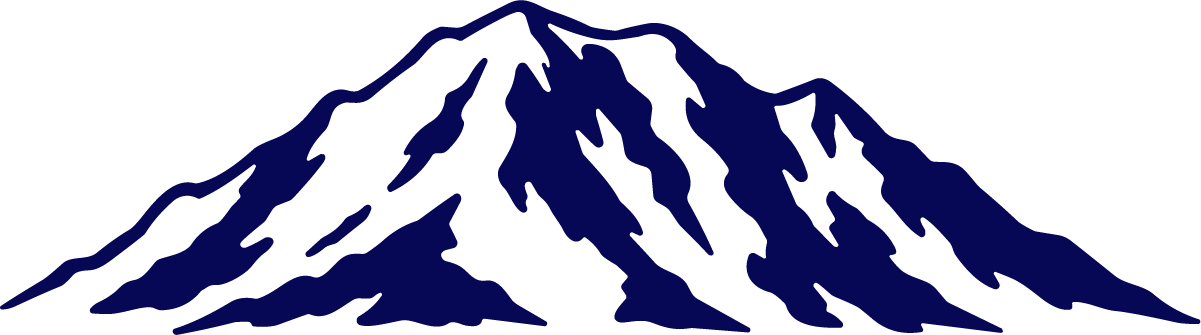 Mountain Peak SVG Rugged Silhouette Vector - Image 1