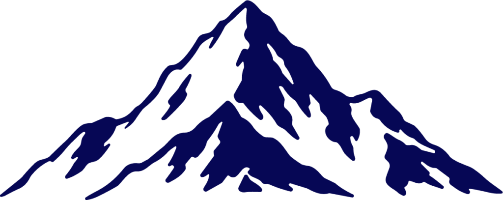 Mountain Peak SVG Bold Silhouette Vector