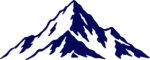 Mountain Peak SVG Bold Silhouette Vector