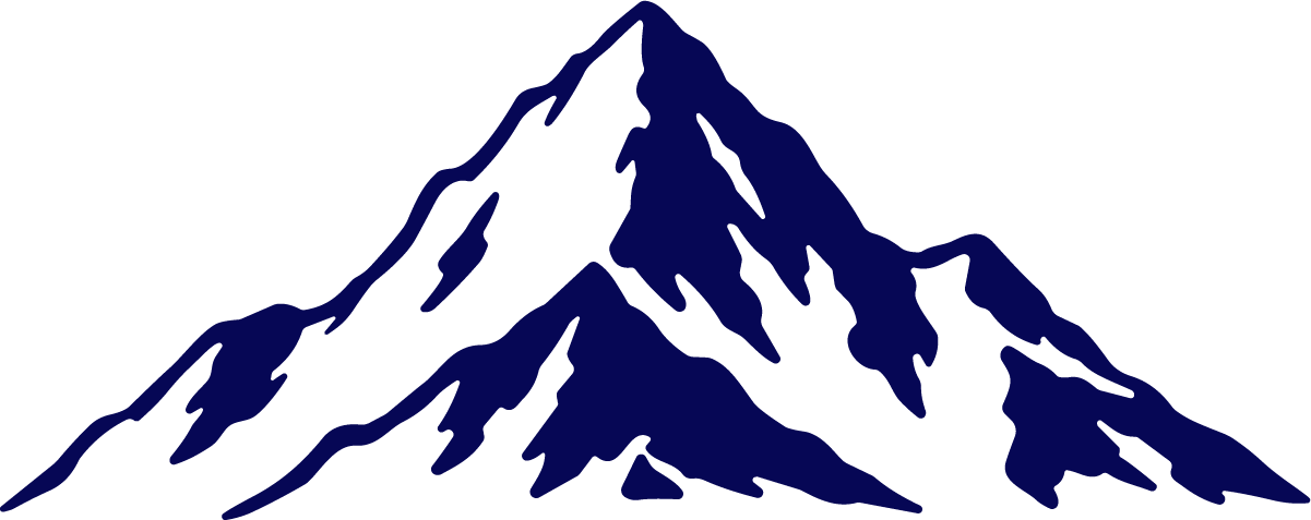 Mountain Peak SVG Bold Silhouette Vector - Image 1