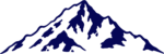Mountain Peak SVG Rugged Silhouette Vector