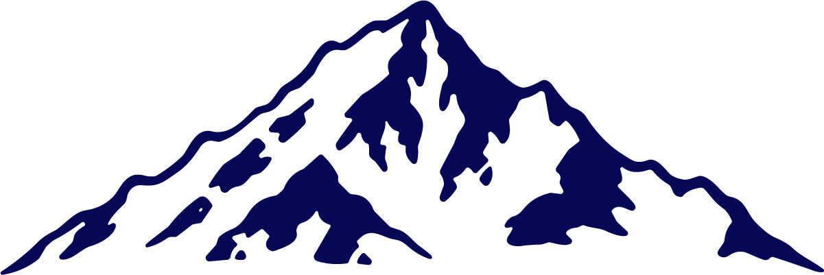 Mountain Peak SVG Rugged Silhouette Vector - Image 1