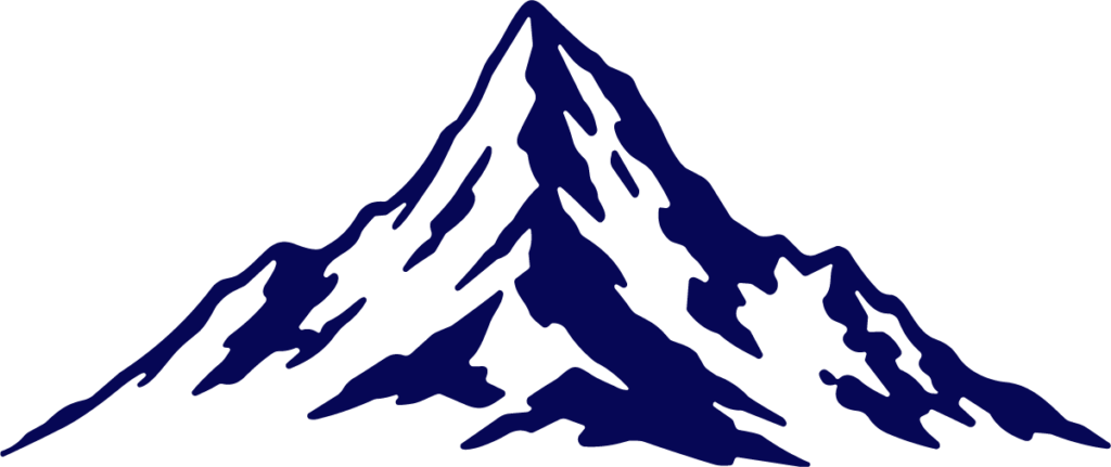 Mountain Peak SVG Rugged Silhouette Vector