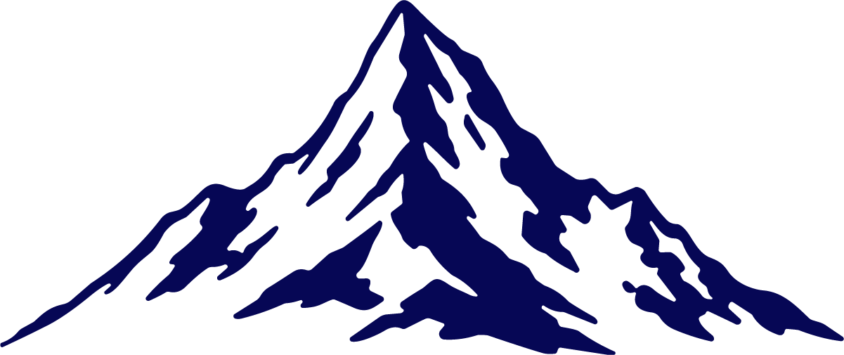 Mountain Peak SVG Rugged Silhouette Vector - Image 1