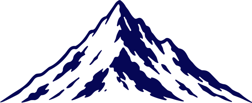 Mountain Peak SVG Bold Silhouette Vector