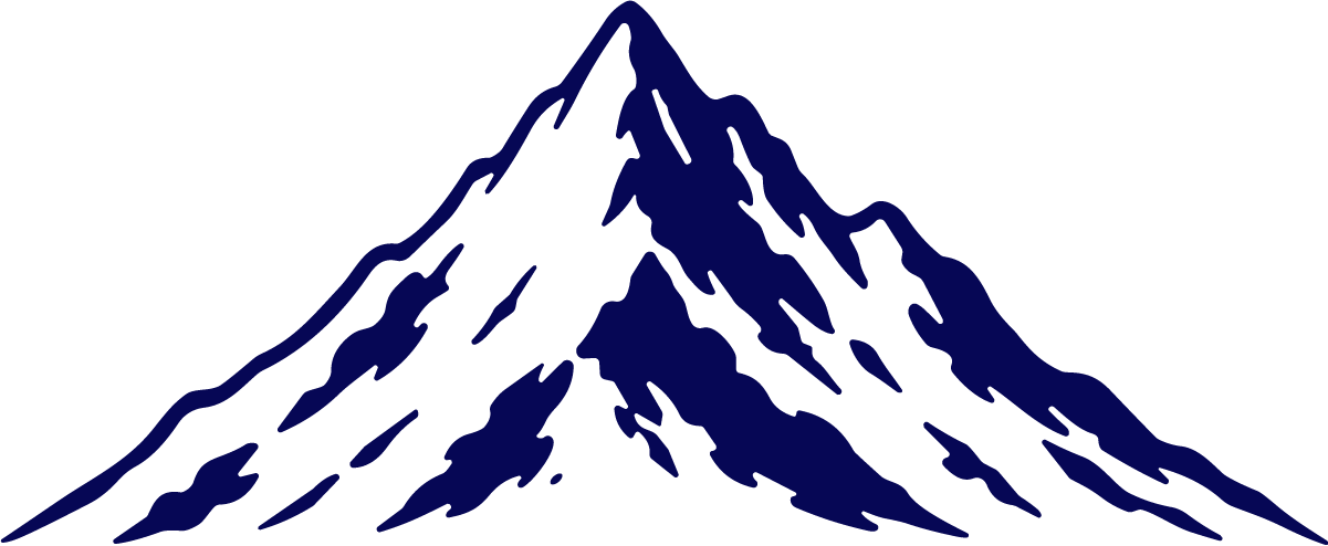 Mountain Peak SVG Bold Silhouette Vector - Image 1