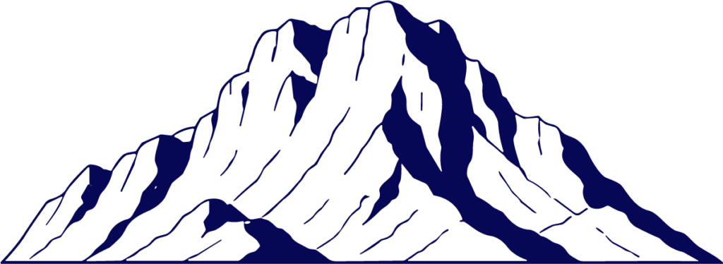 Mountain Range SVG Rugged Peaks Vector