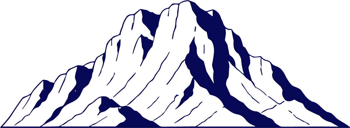 Mountain Range SVG Rugged Peaks Vector - Image 1