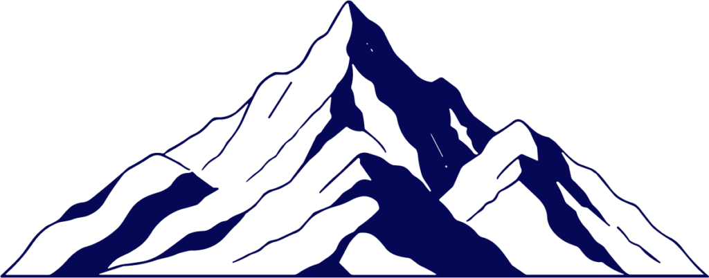 Mountain Range SVG Rugged Peaks Vector