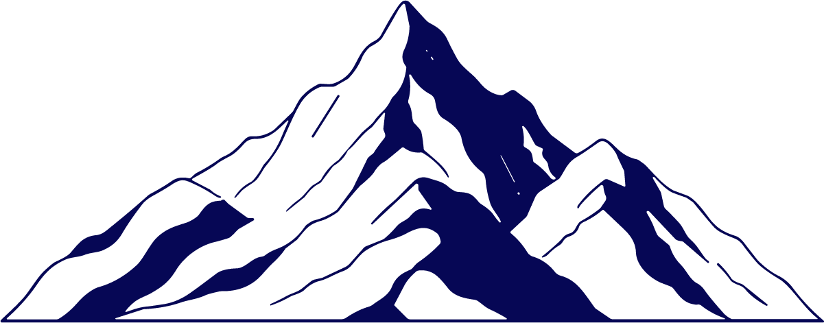 Mountain Range SVG Rugged Peaks Vector - Image 1