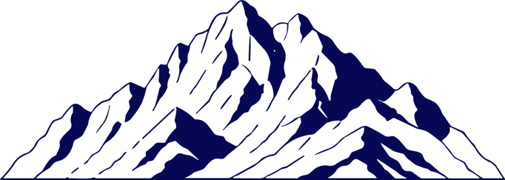 Mountain Range SVG Bold Alpine Vector