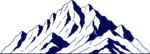 Mountain Range SVG Bold Alpine Vector