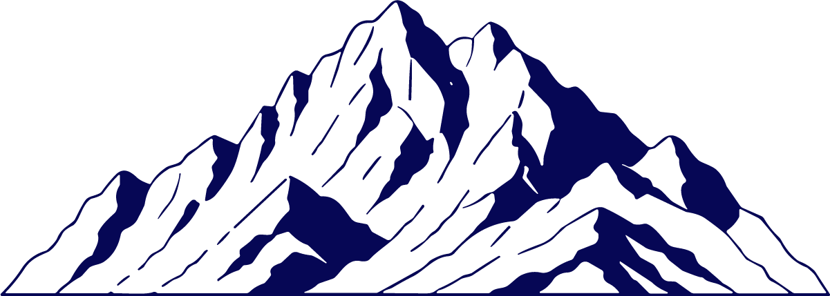 Mountain Range SVG Bold Alpine Vector - Image 1
