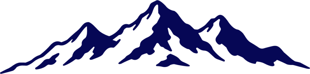 Mountain Range SVG Bold Silhouette Vector