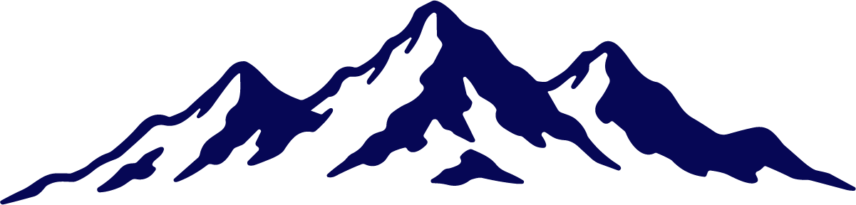 Mountain Range SVG Bold Silhouette Vector - Image 1