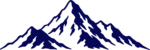 Mountain Range SVG Bold Silhouette Vector