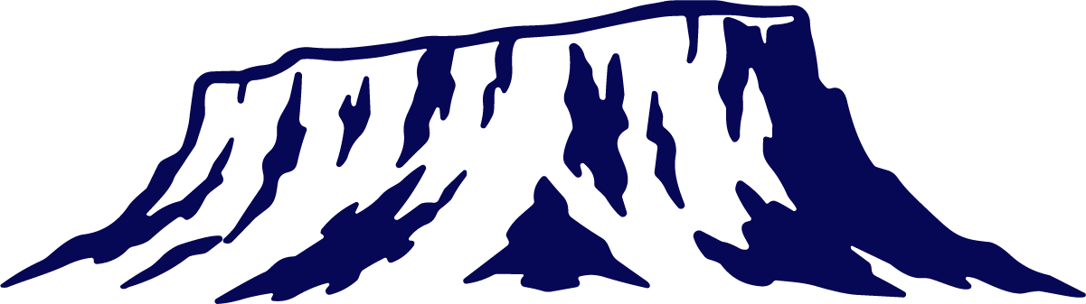 Mountain Range SVG Jagged Silhouette Vector - Image 1