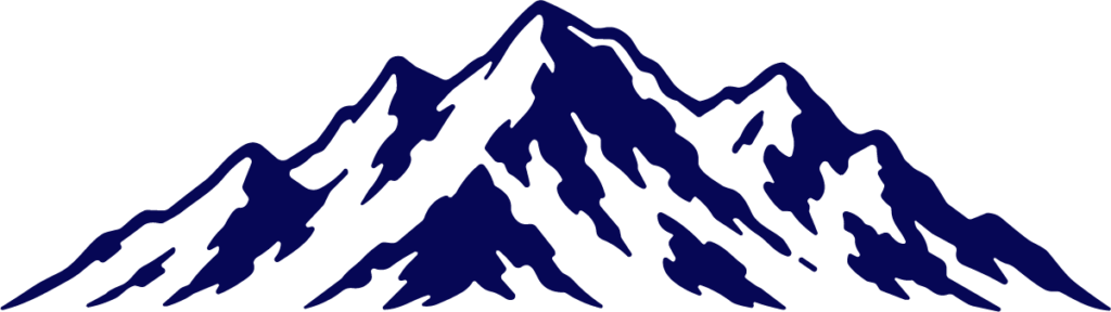 Mountain Range SVG Rugged Peaks Vector
