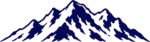 Mountain Range SVG Rugged Peaks Vector