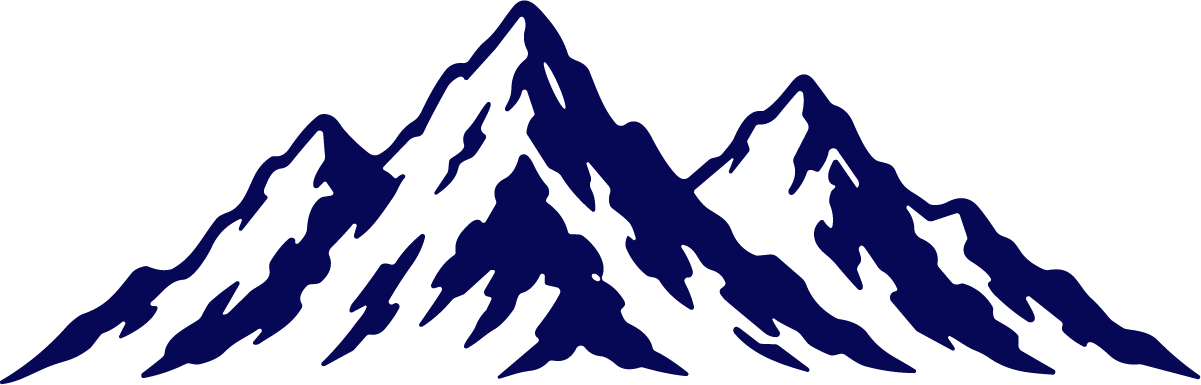Mountain Range SVG Jagged Peaks Vector - Image 1