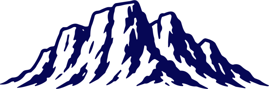 Mountain Range SVG Jagged Peaks Vector