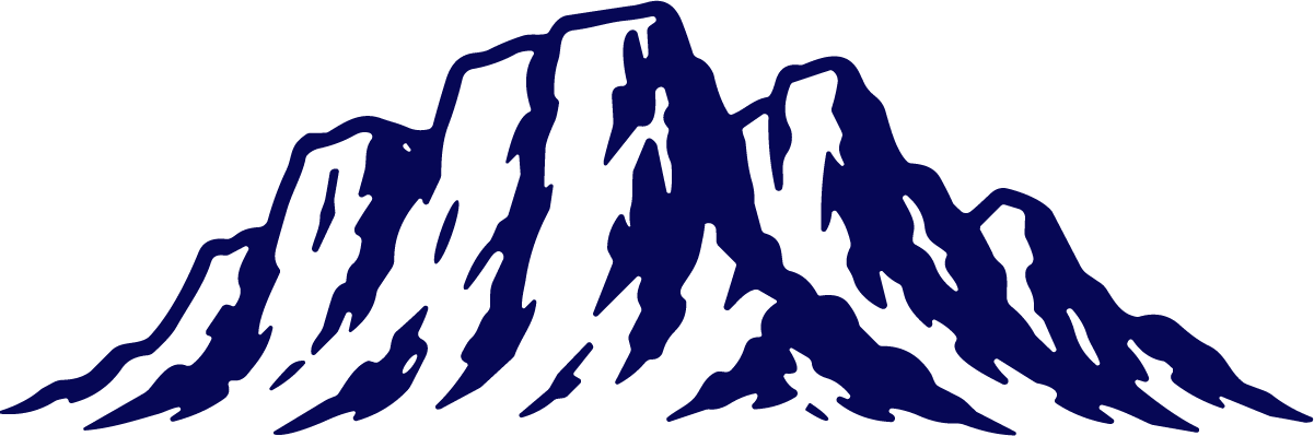 Mountain Range SVG Jagged Peaks Vector - Image 1