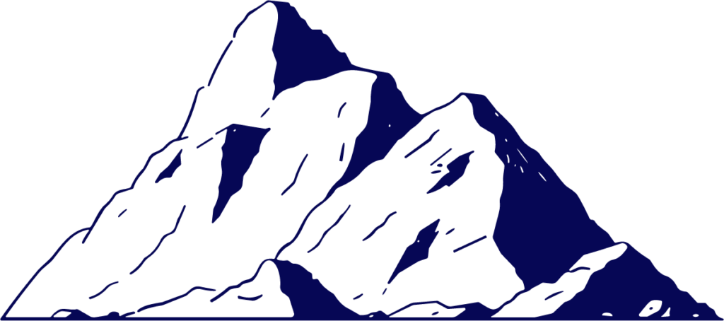 Mountain Range SVG Bold Peaks Vector