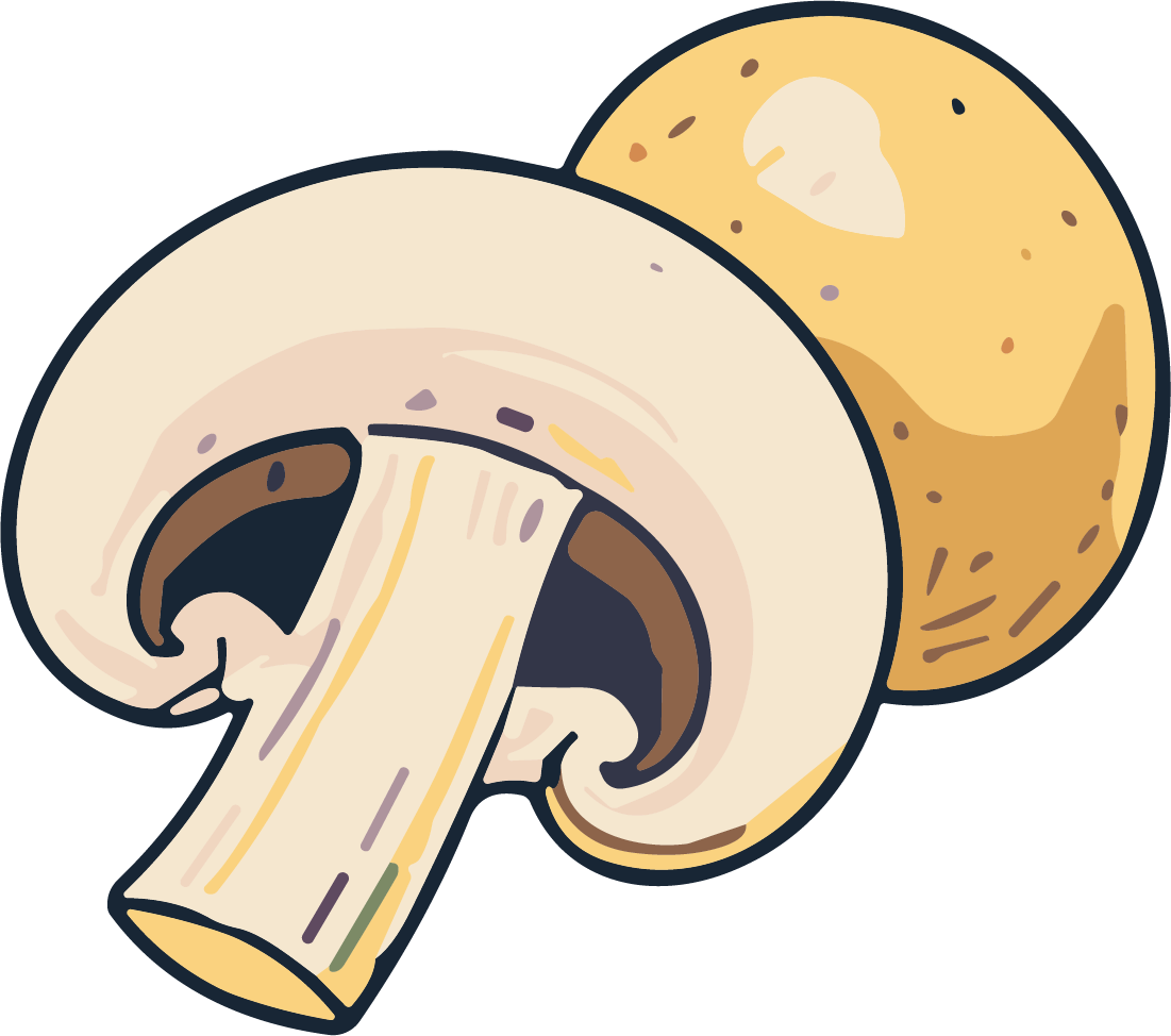 Mushrooms SVG Rustic Farmhouse Vector - Image 1