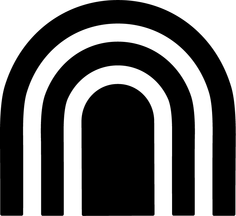 Nested Arches SVG Concentric Tunnel Vector