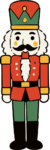 Nutcracker Soldier SVG Festive Holiday Vector