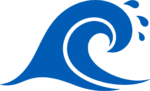 Ocean Wave SVG Curling Swell Vector