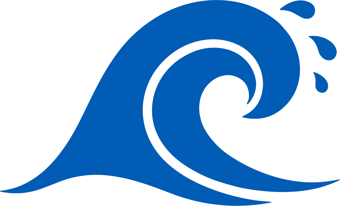 Ocean Wave SVG Curling Swell Vector - Image 1