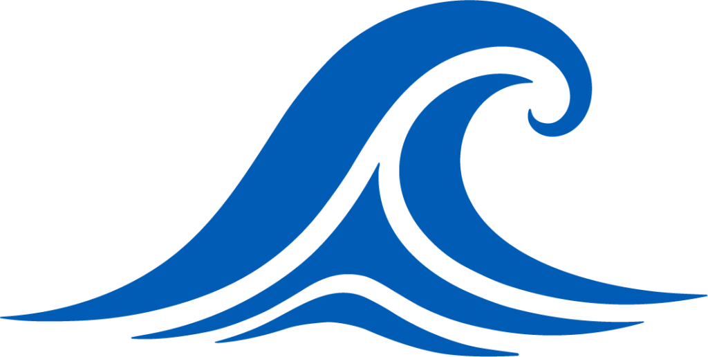 Ocean Wave SVG Bold Swirl Vector