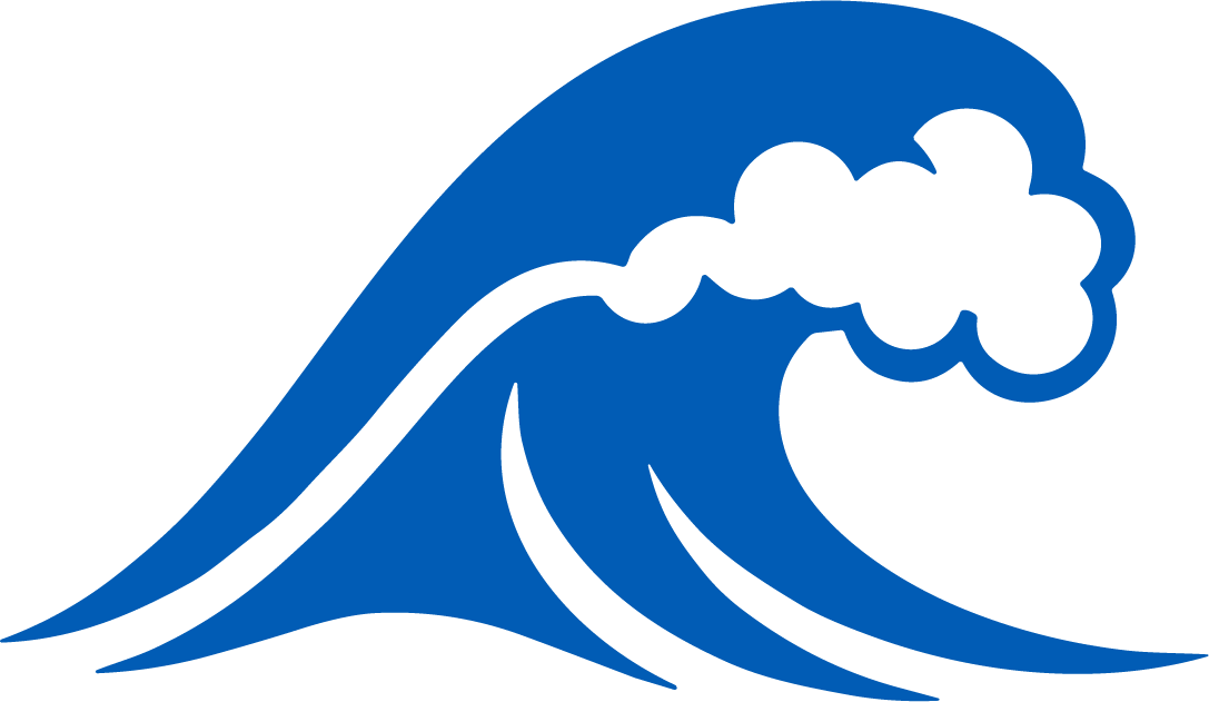 Ocean Wave SVG Crashing Curl Vector - Image 1