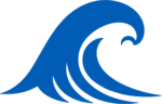 Ocean Wave SVG Bold Blue Vector