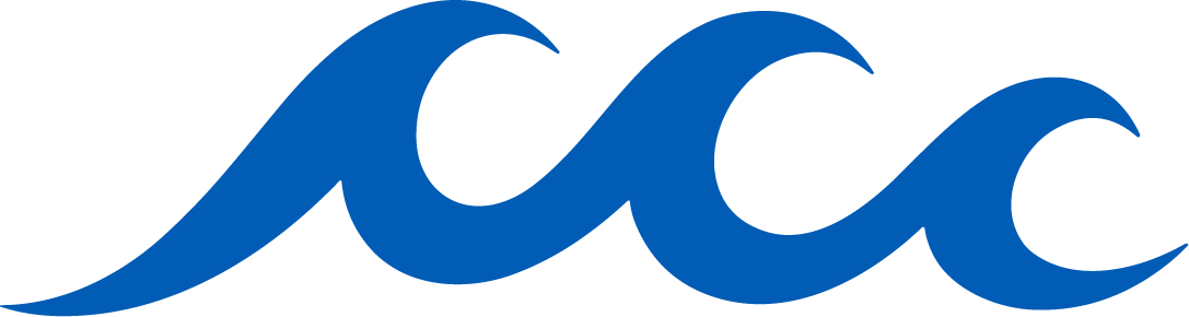 Ocean Waves SVG Bold Blue Vector - Image 1