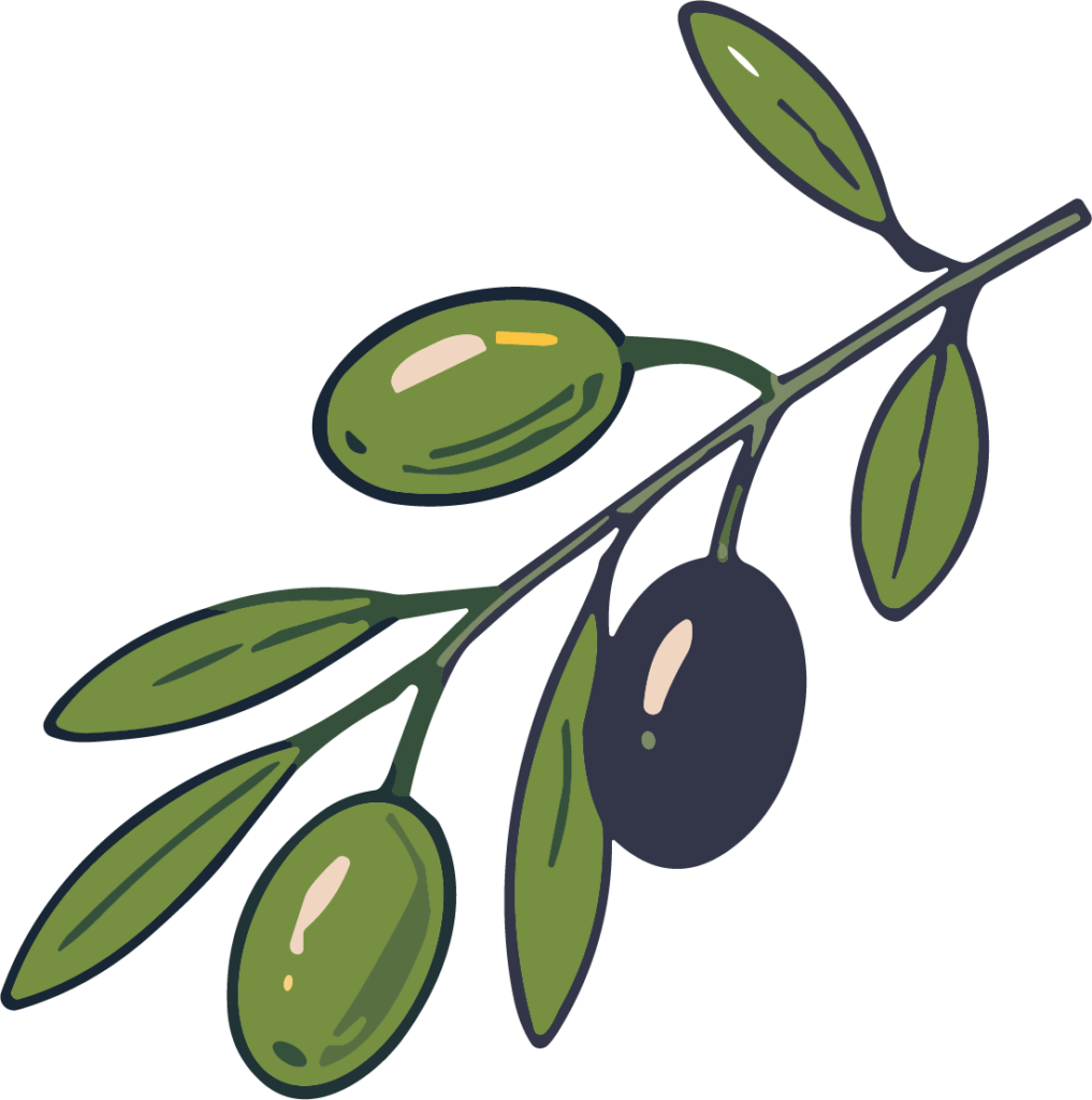 Olive Branch SVG Rustic Botanical Vector