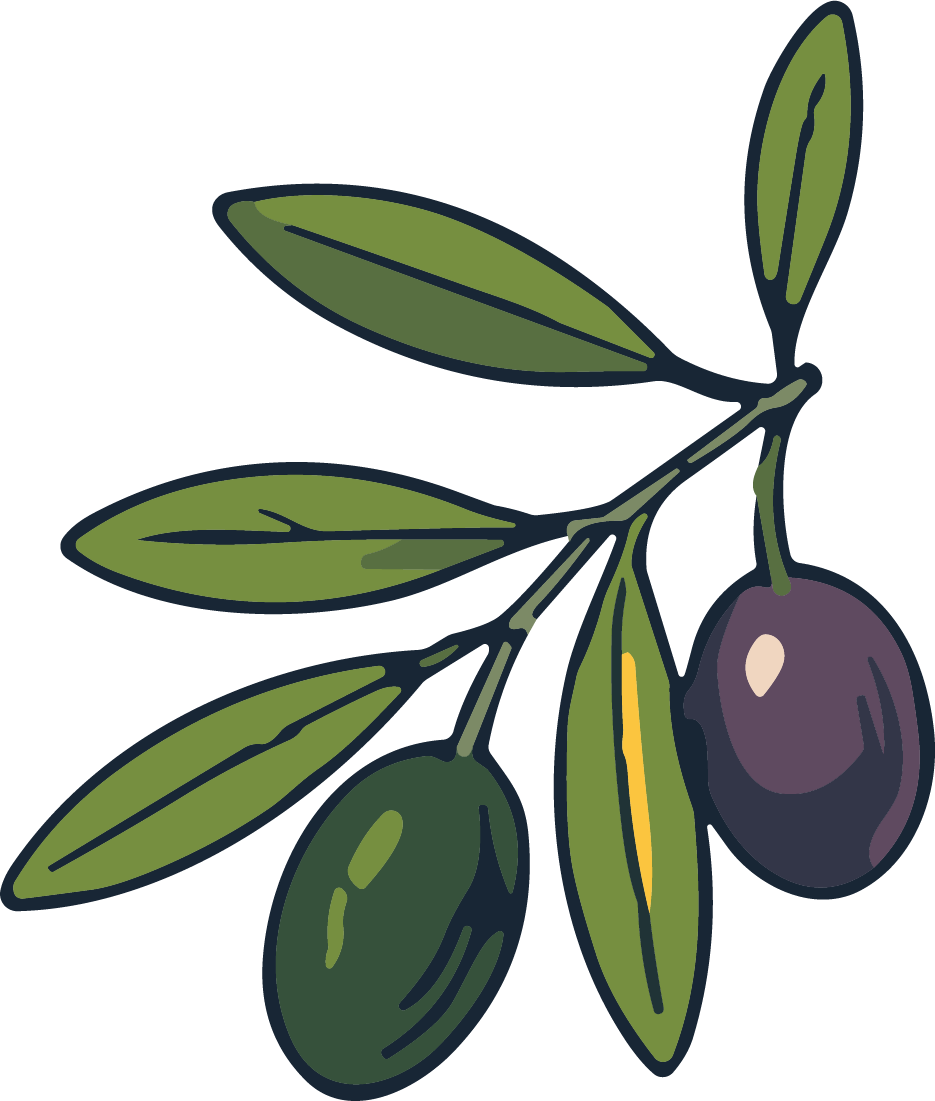 Olive Branch SVG Rustic Harvest Vector - Image 1