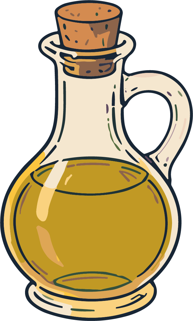 Olive Oil Bottle SVG Rustic Kitchen Vector - Image 1