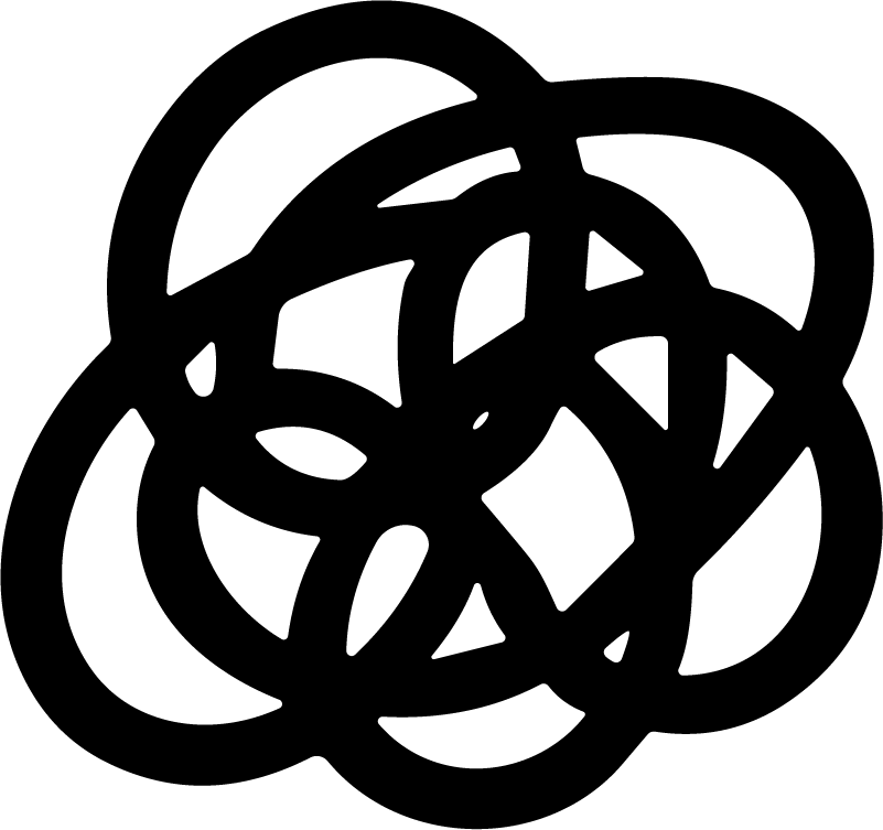Overlapping Circles SVG Bold Interlocking Vector