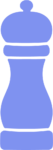 Pepper Mill SVG Simple Kitchenware Vector