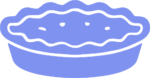 Pie SVG Wavy Crust Vector