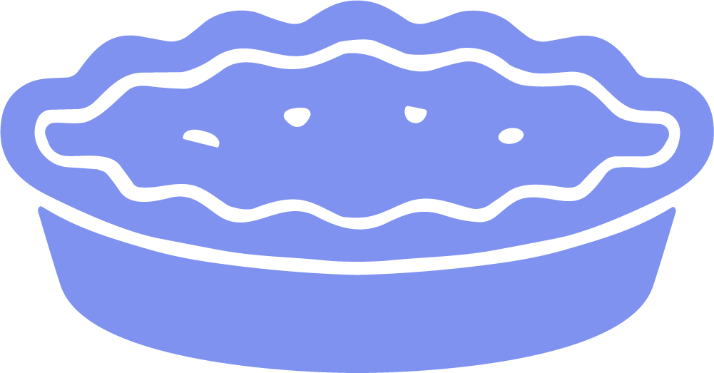 Pie SVG Wavy Crust Vector