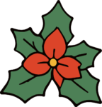 Poinsettia Flower SVG Festive Bloom Vector