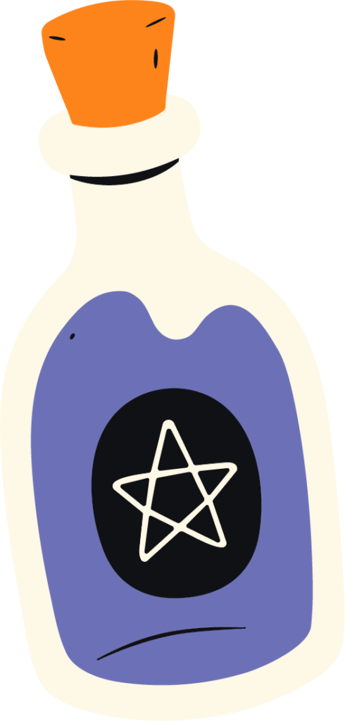 Potion Bottle SVG Mystic Cartoon Vector