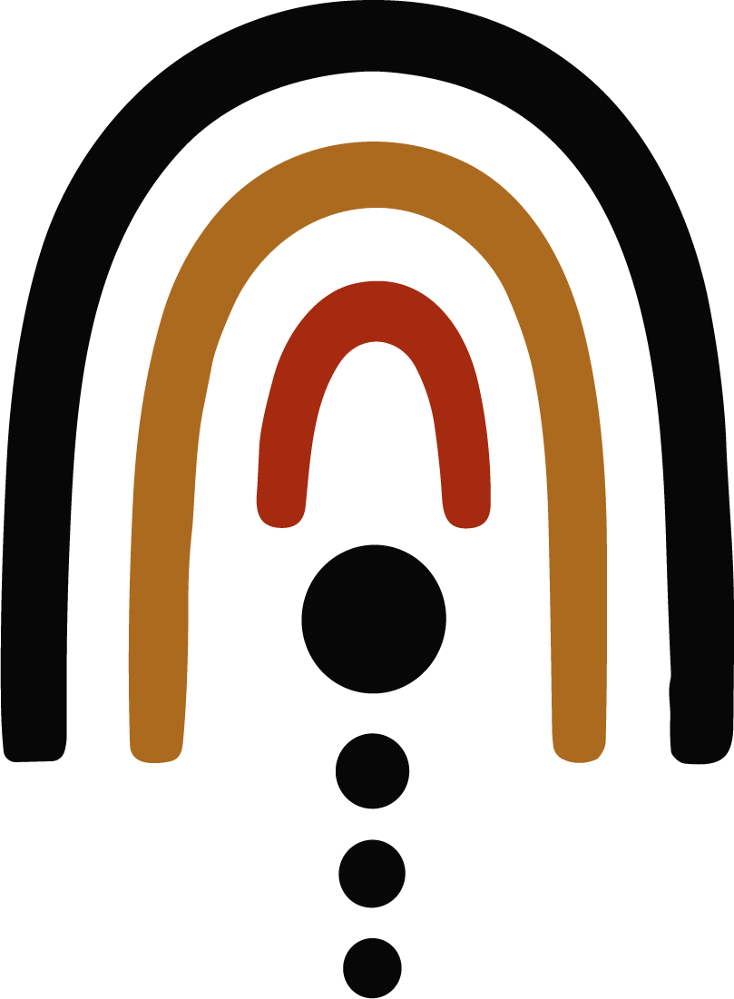 Rainbow Arches SVG Earthy Nested Vector - Image 1