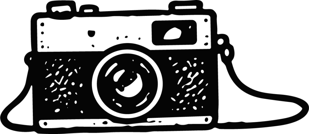 Retro Camera SVG Bold Sketchy Vector