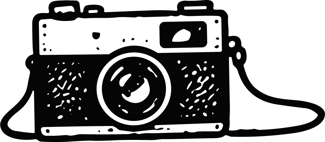 Retro Camera SVG Bold Sketchy Vector - Image 1