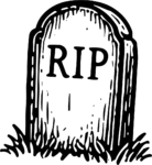RIP Tombstone SVG Sketchy Graveyard Vector