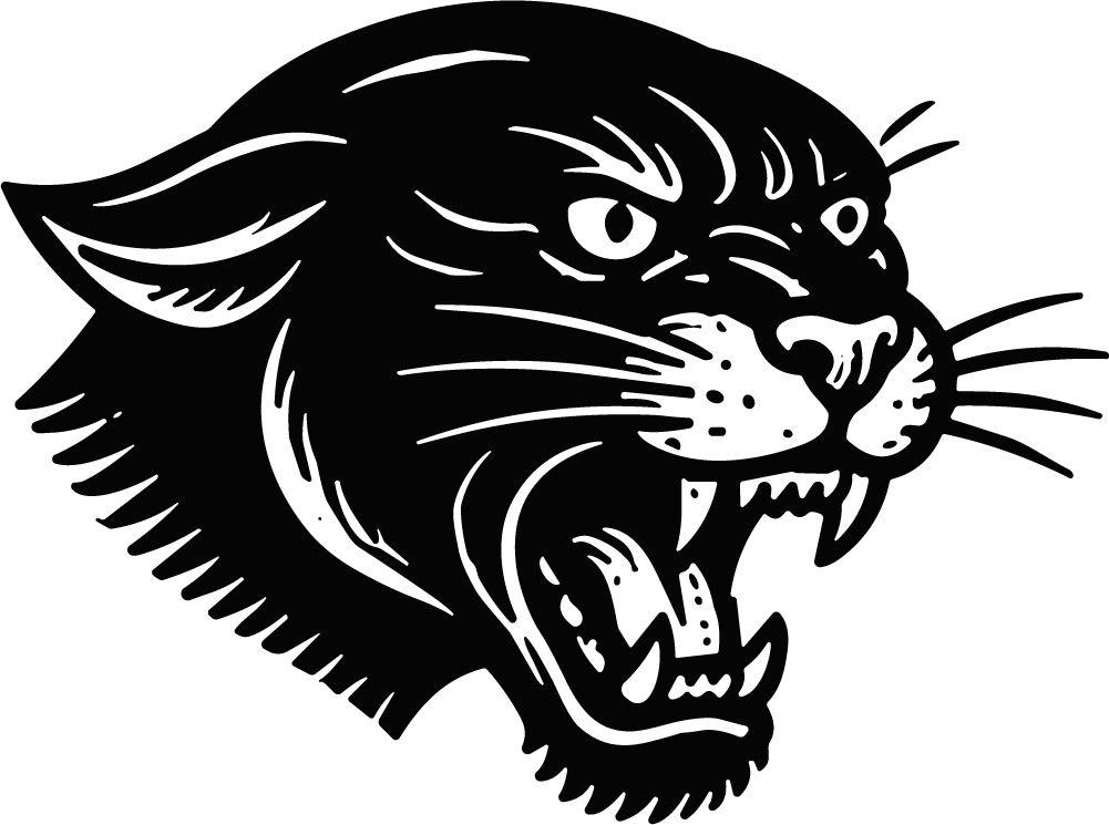 Roaring Panther Head SVG Bold Tattoo Style Vector